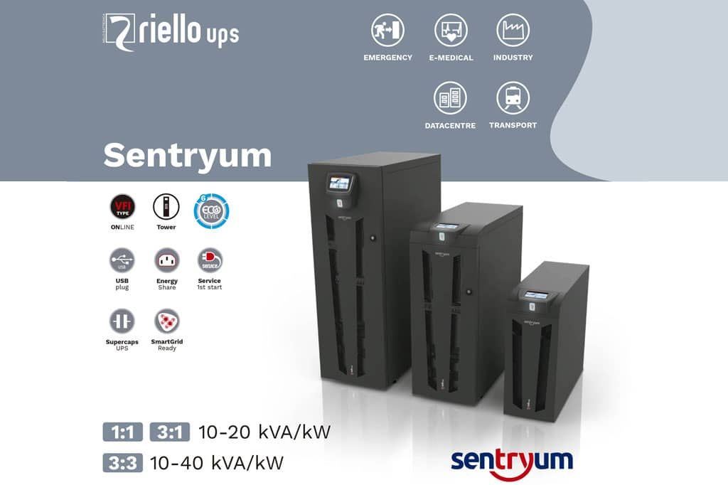 Riello Ups amplía su gama Sentryum con dos nuevos modelos