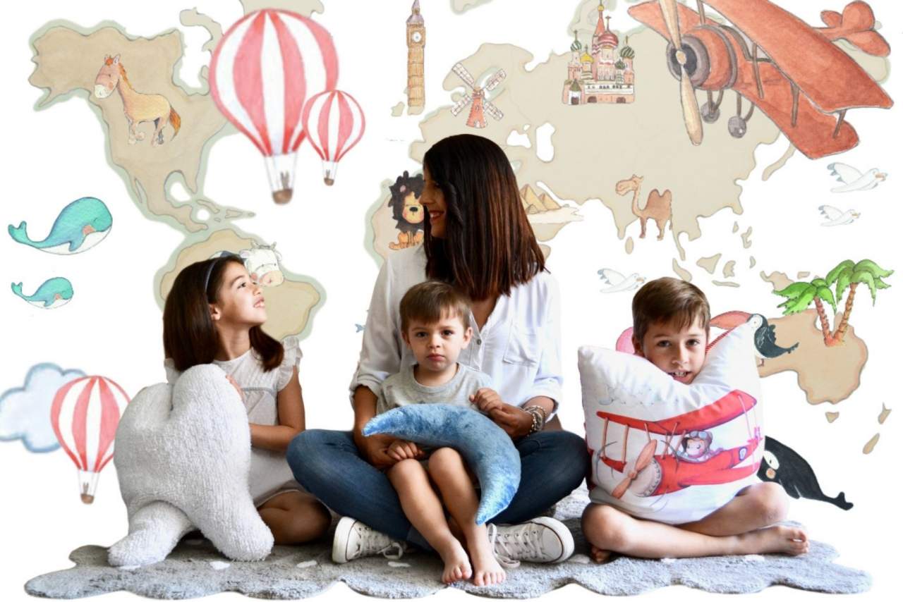 Vinilos infantiles: Sueños de Cigüeña
