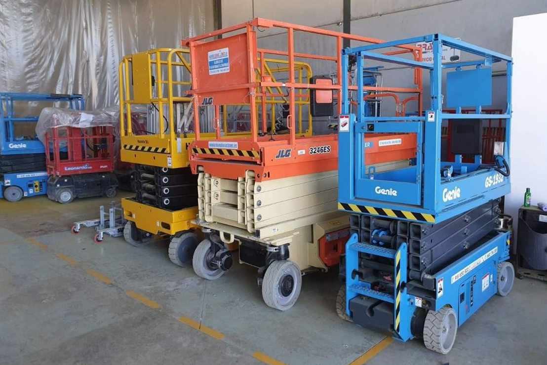 La plataforma elevadora ofrecida por Alquila Plat