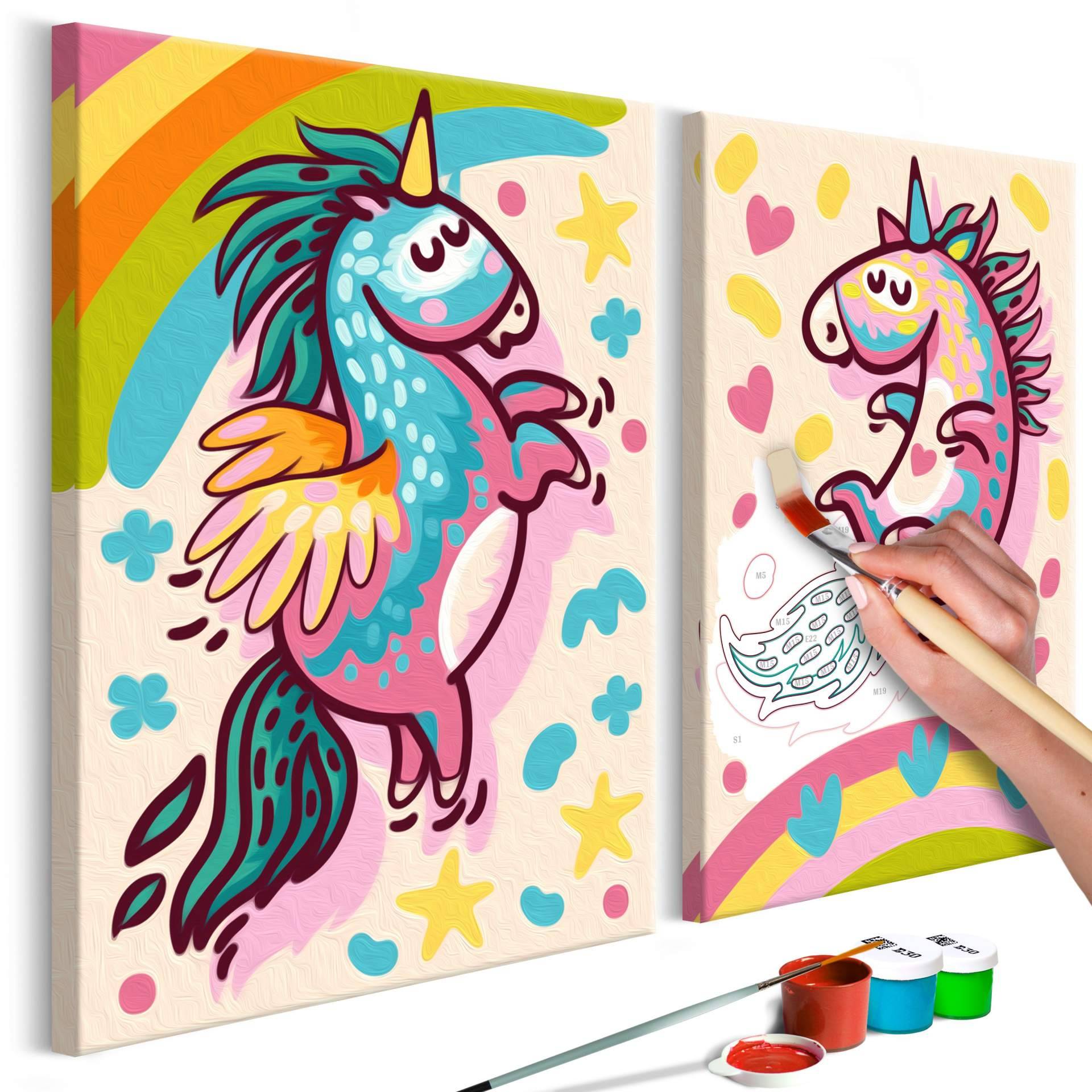 Pintar por números. Hacer arte con Dekoralo