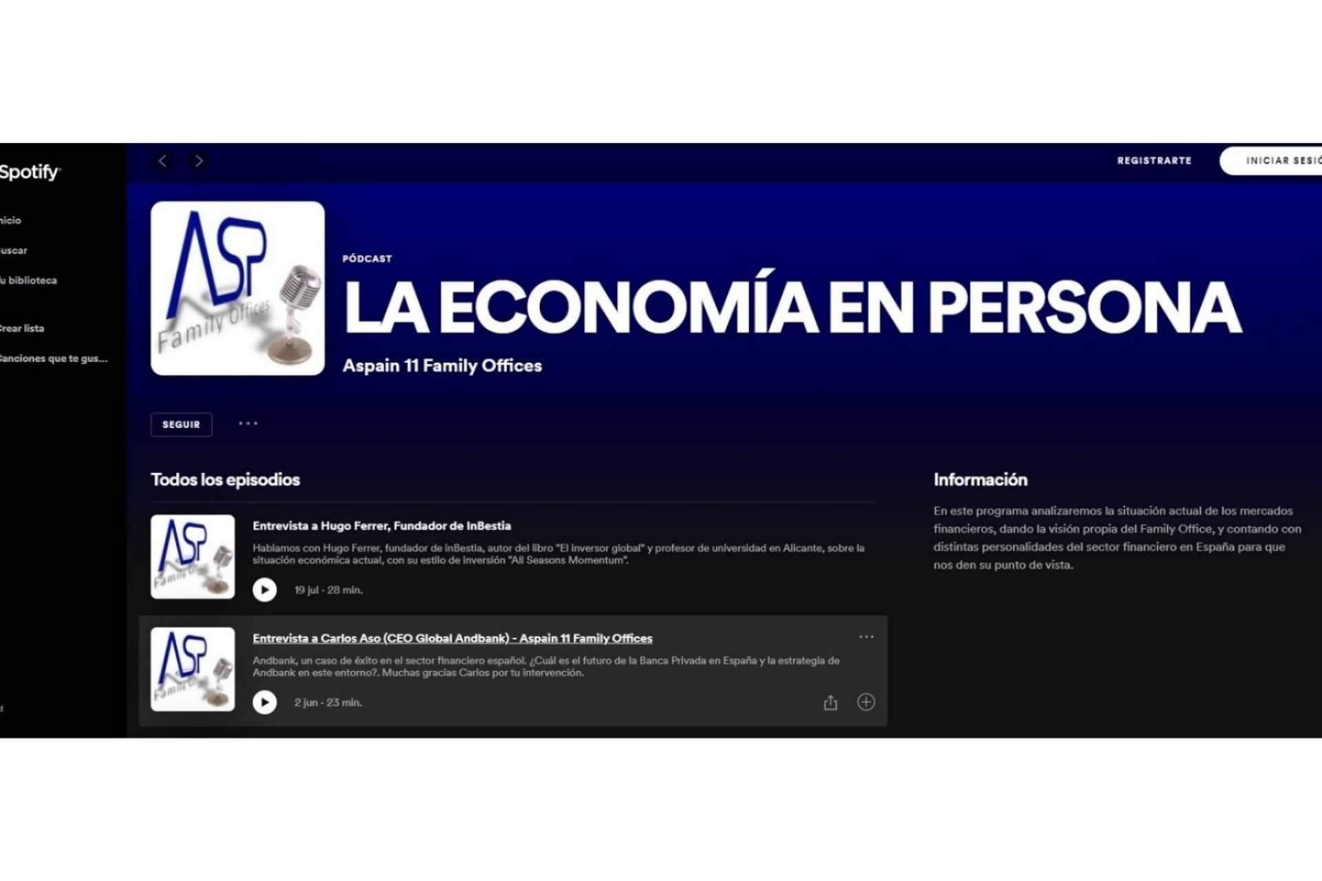 Aspain 11 Family Office: asesoría financiera EAF