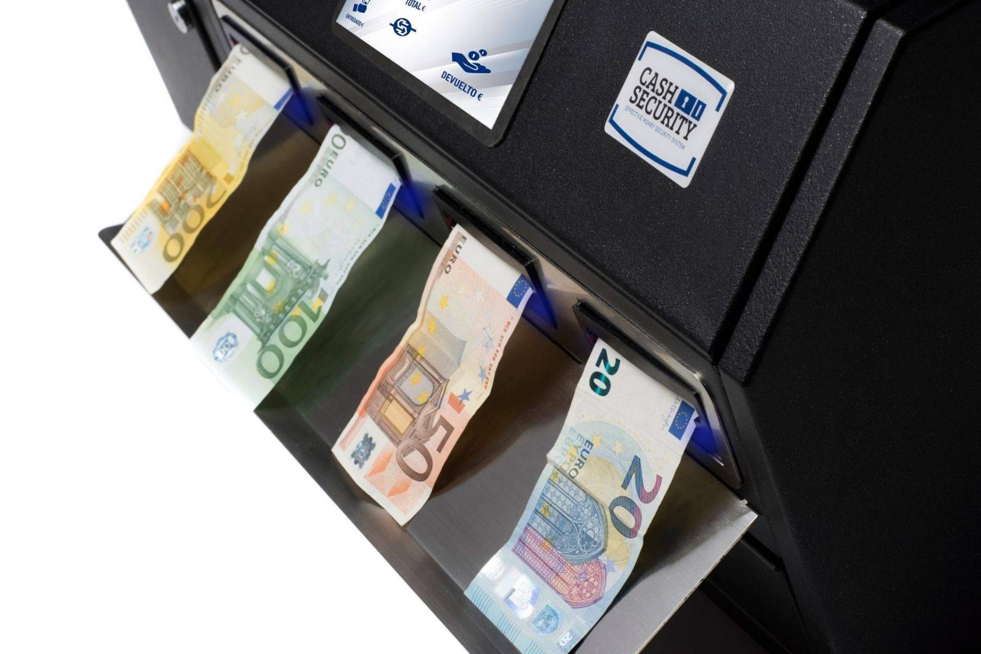 Detectar billetes falsos con Cashsecurity