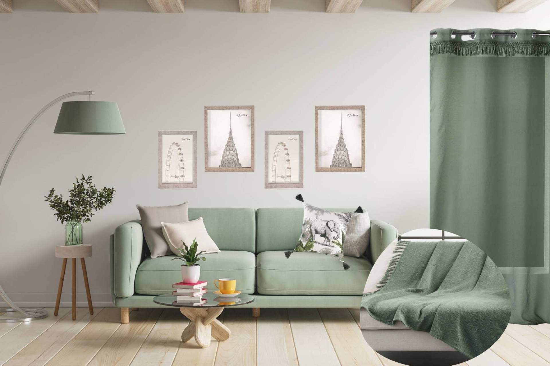 Ambientar el comedor con la combinación de cojines con relleno y fundas de sofá disponibles en Iglú Tiendas