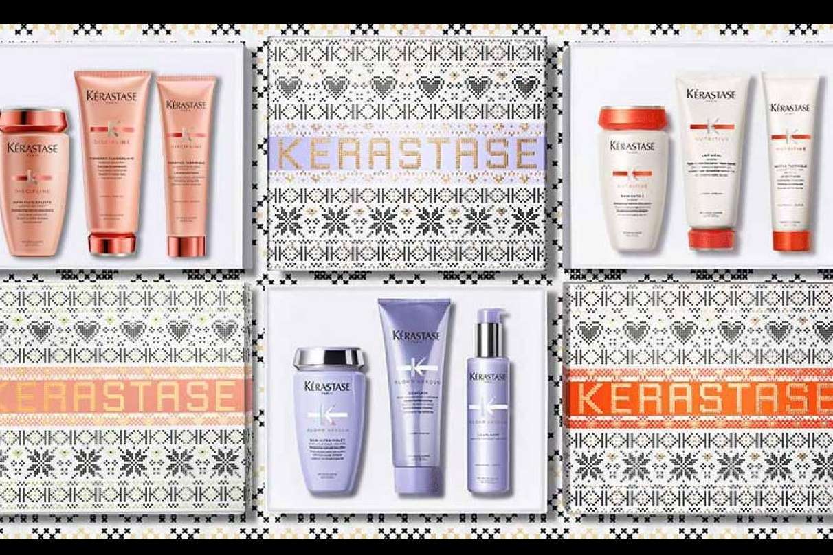 Los sets de regalo de la marca Kérastase, ya disponibles en la tienda online Llarcó