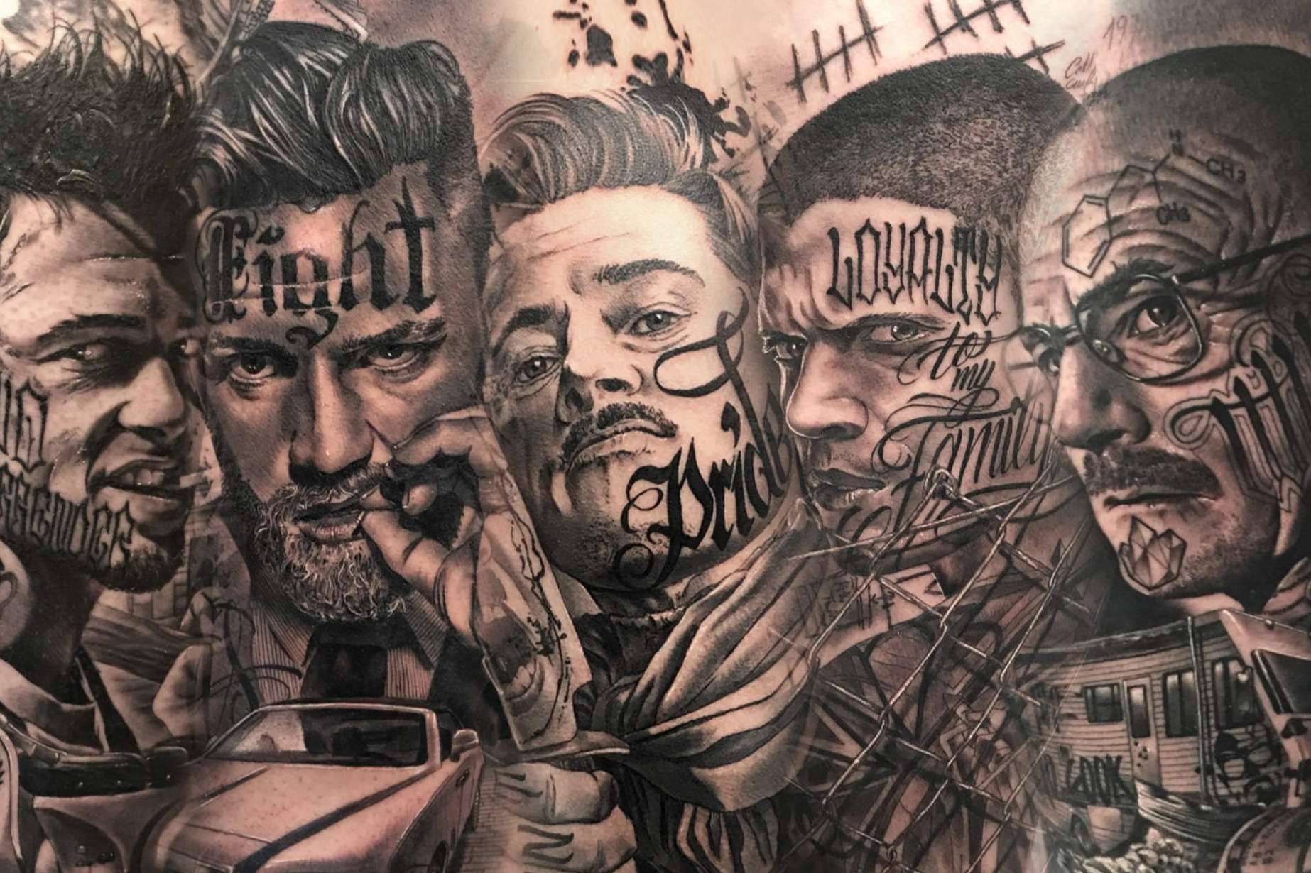 El estudio de tatuajes en blanco y negro CosaFina Tattoo se posiciona entre los principales de Barcelona