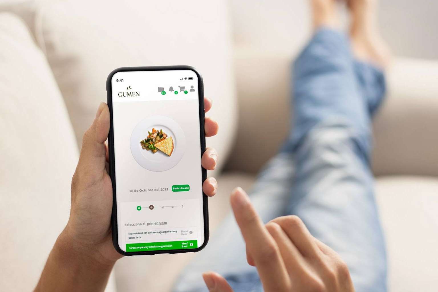 Ahorrar dinero y tiempo con la comida saludable a domicilio de Gumen