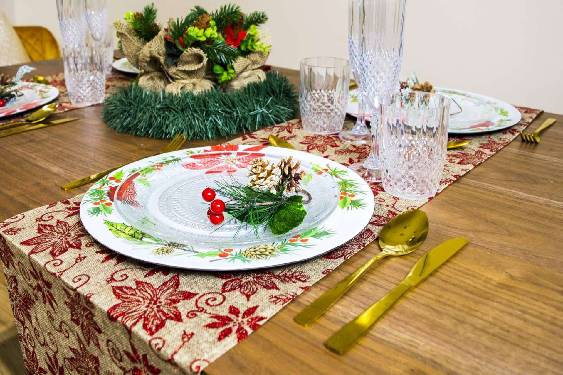 Las ideas de Rosso Decora para decorar la mesa en Navidad
