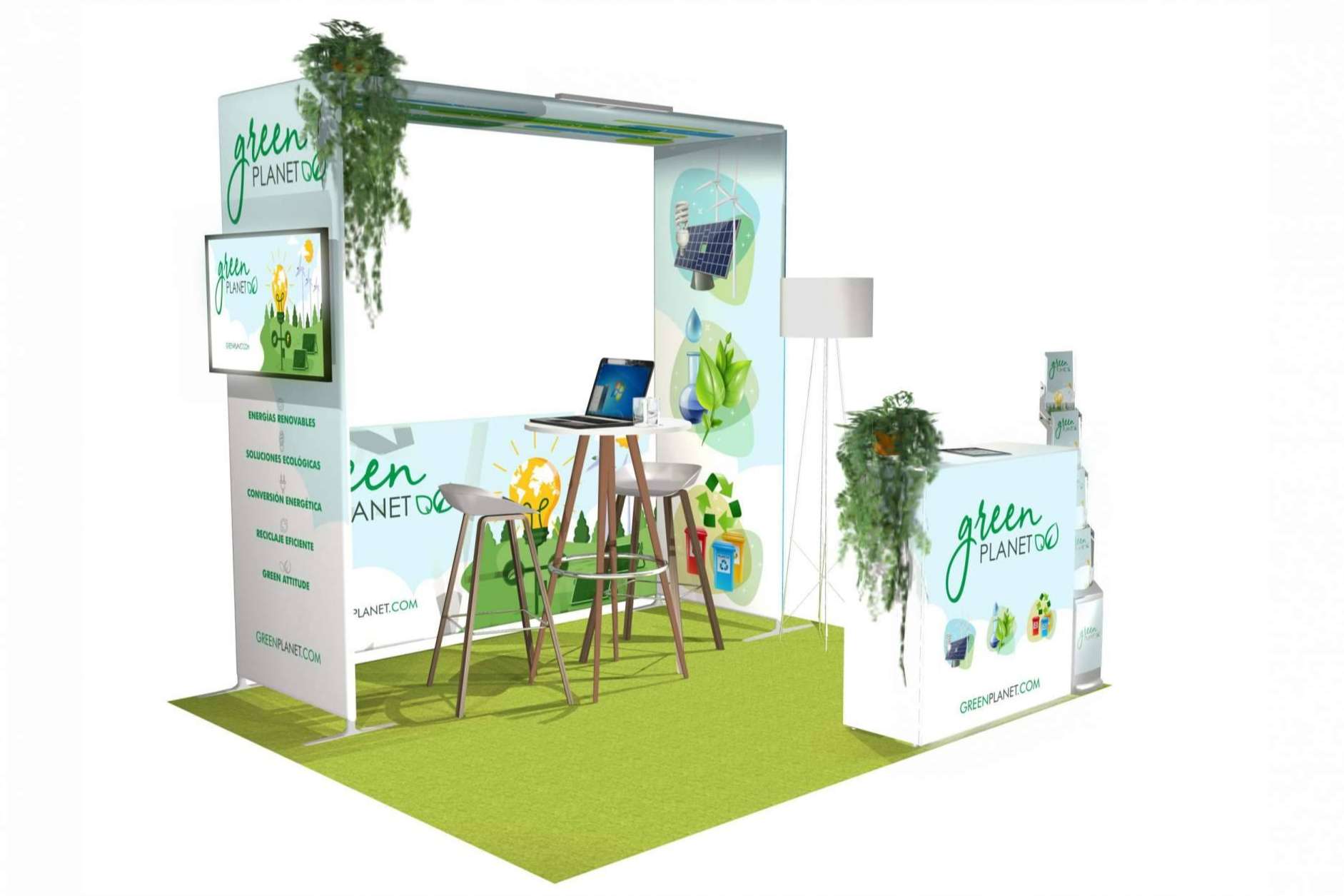 La firma de stands automontables que ofrece hasta 5 años de garantía y una atención de por vida a sus clientes, Olika Stands