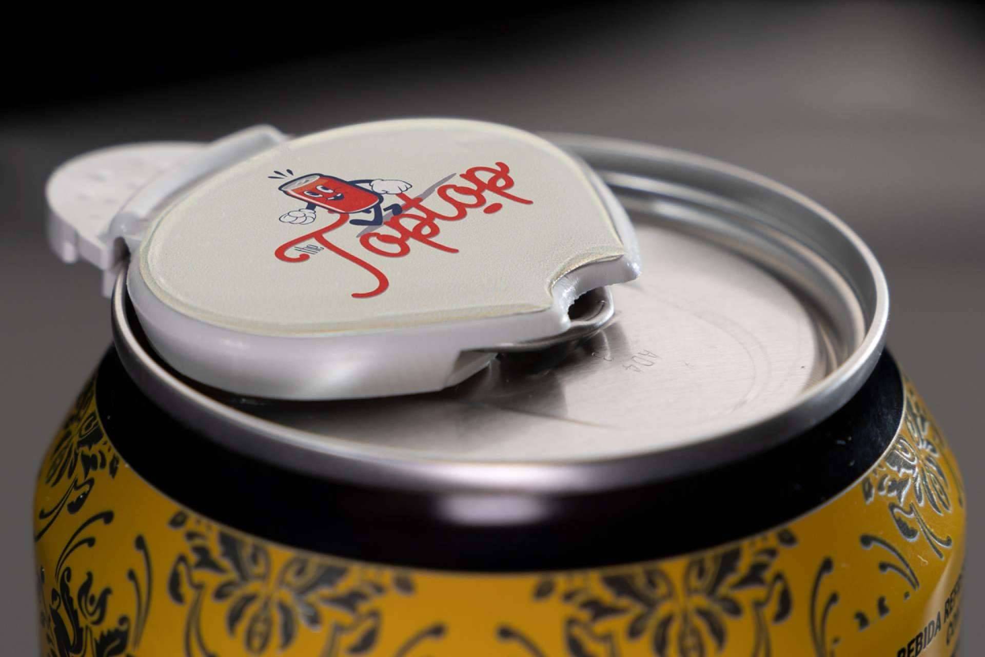 El nuevo tapón para latas personalizable se llama THE TOPTOP