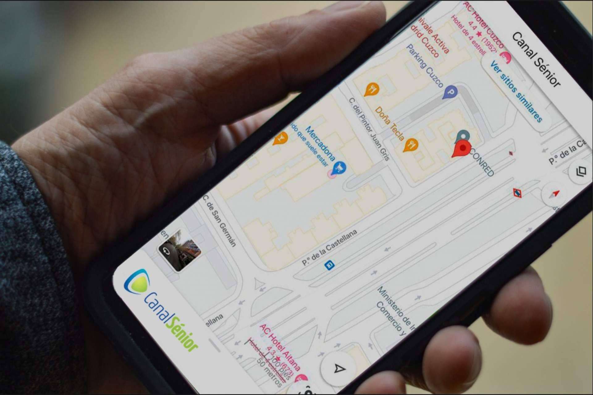Canal Sénior lanza un curso de Google Maps desde cero