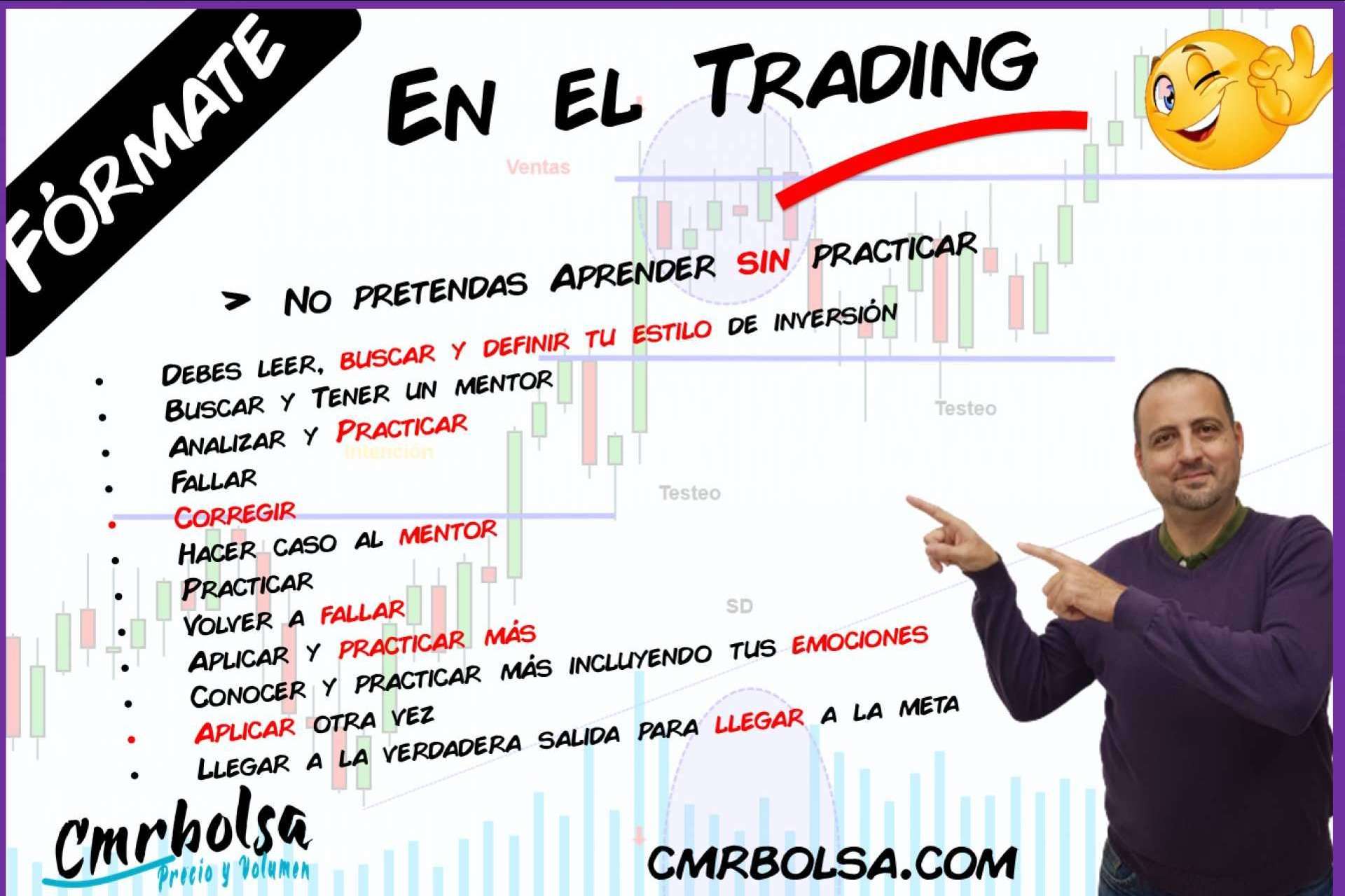 Carlos Martín Rodríguez, 'Si no estás dispuesto a trabajar duro mejor aléjate del trading'