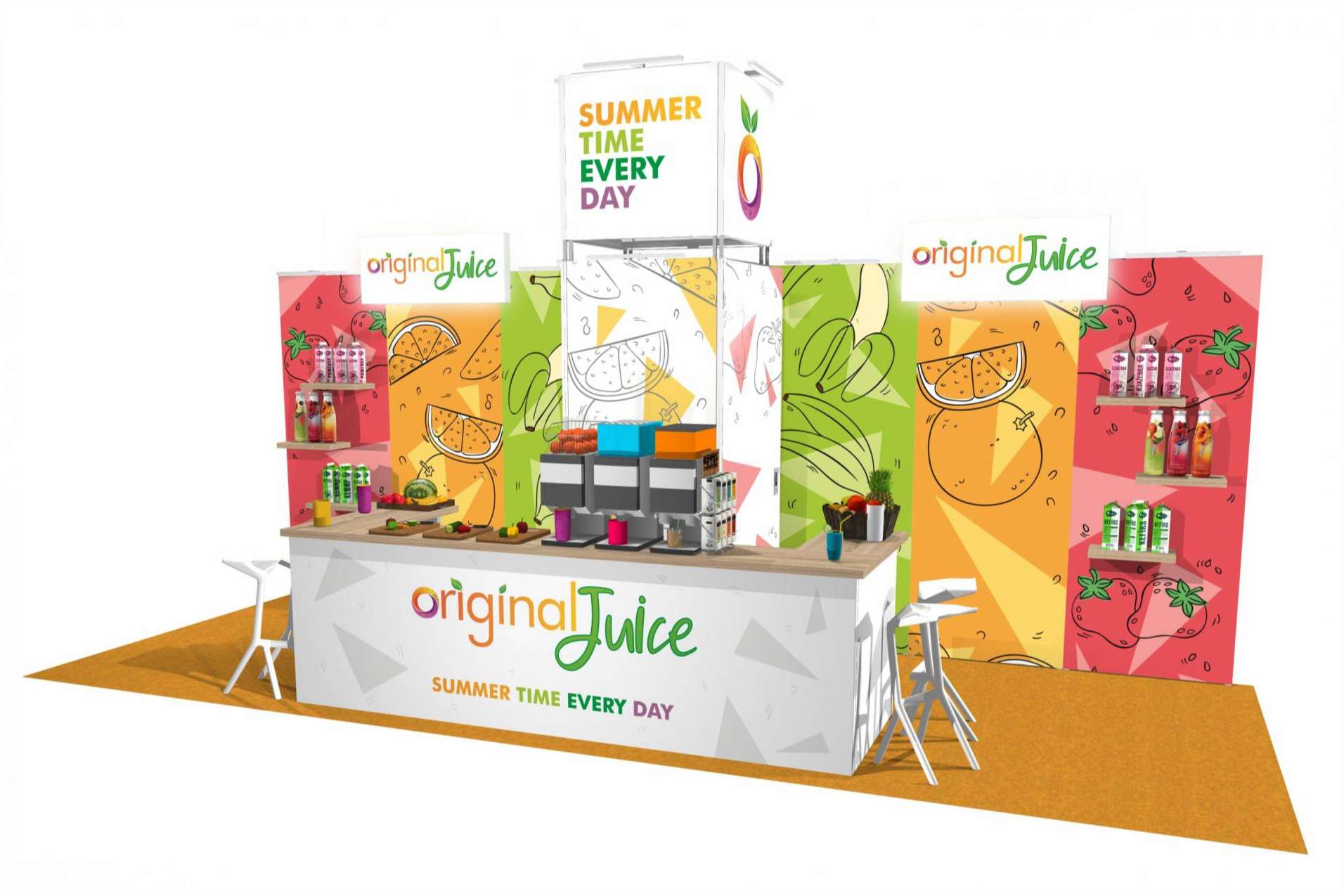 Un stand portátil es un gran aliado para las ferias, eventos y congresos