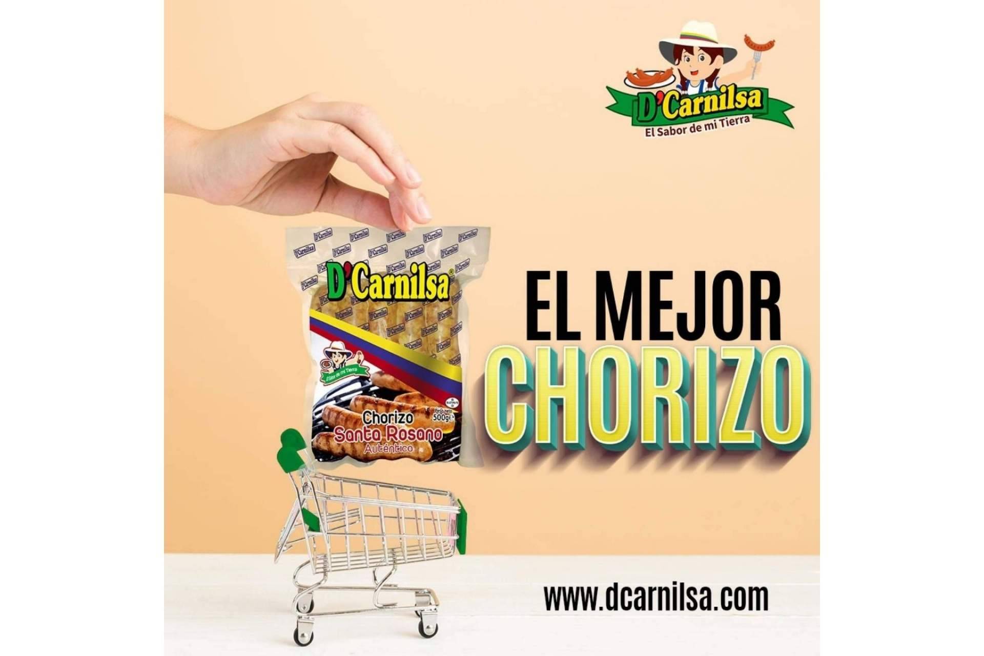 D'Carnilsa ofrece el chorizo Santa Rosano, uno de los mejores chorizos colombianos