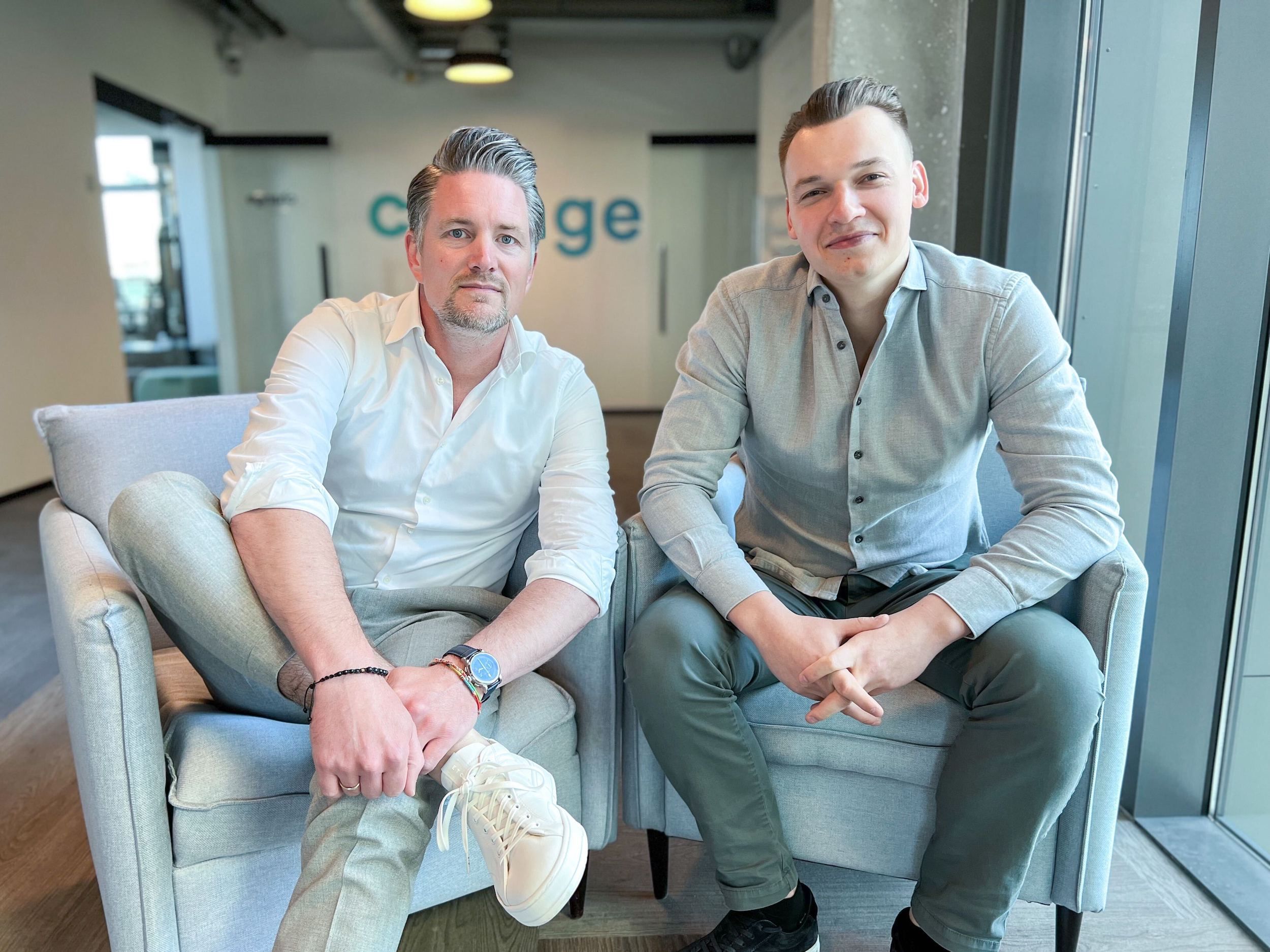 Foto de Ronald van der Wal (CRCO) & Kristjan Kangro (CEO)