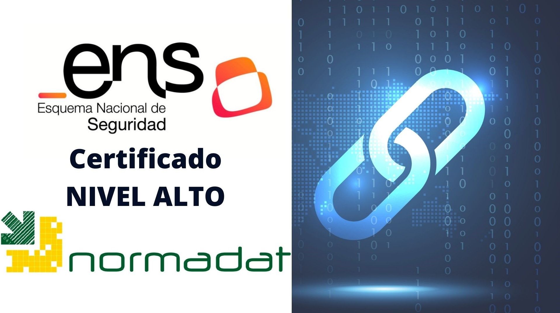 Foto de Normadat se certifica con el nivel ALTO en ENS