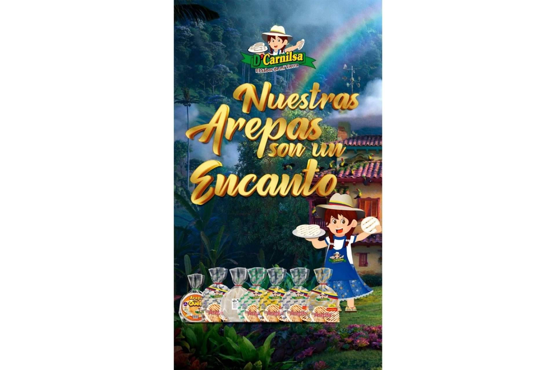 D'Carnilsa trae el verdadero sabor colombiano y venezolano con sus arepas