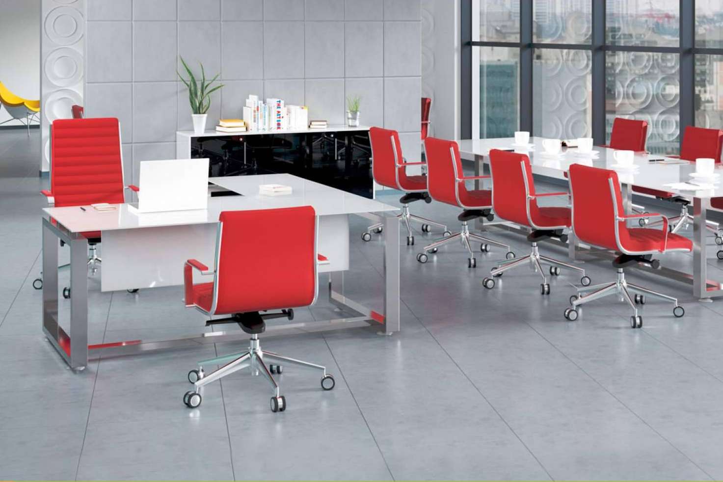 Diseño de oficinas modernas a través del servicio de Office Deco