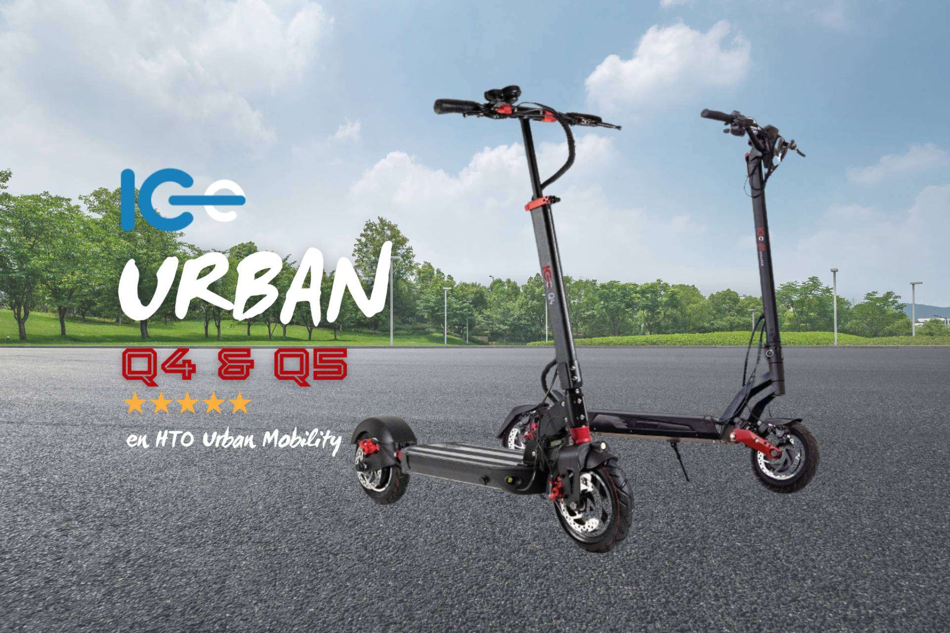 HTO Urban Mobility, dispone de patinetes eléctricos de la marca IC-e Scooter