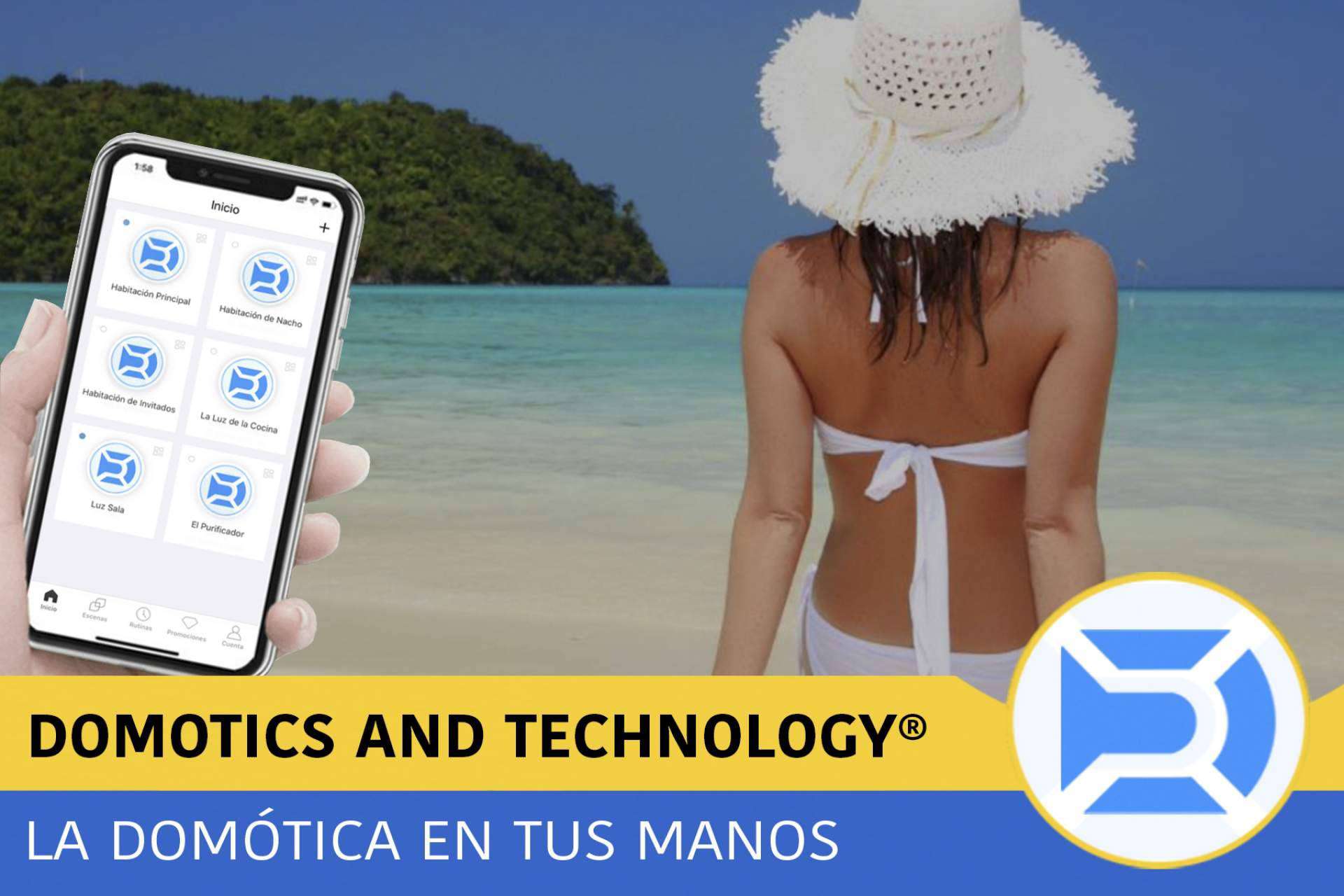 Crear una estancia más confortable el hogar con Domotics and Technology