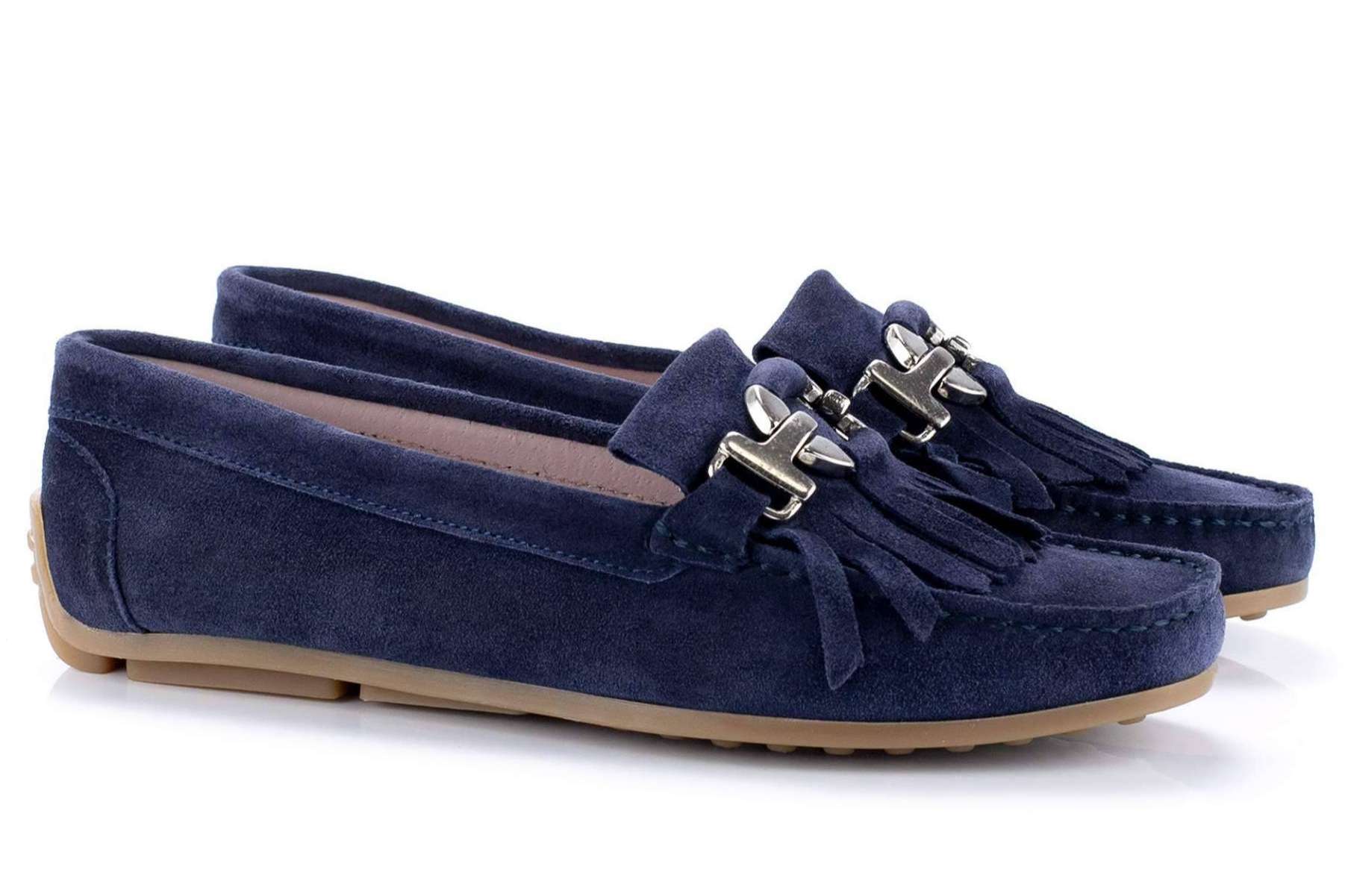 Los mocasines de ante de mujer de Ortiz & Reed, elegancia y calidad