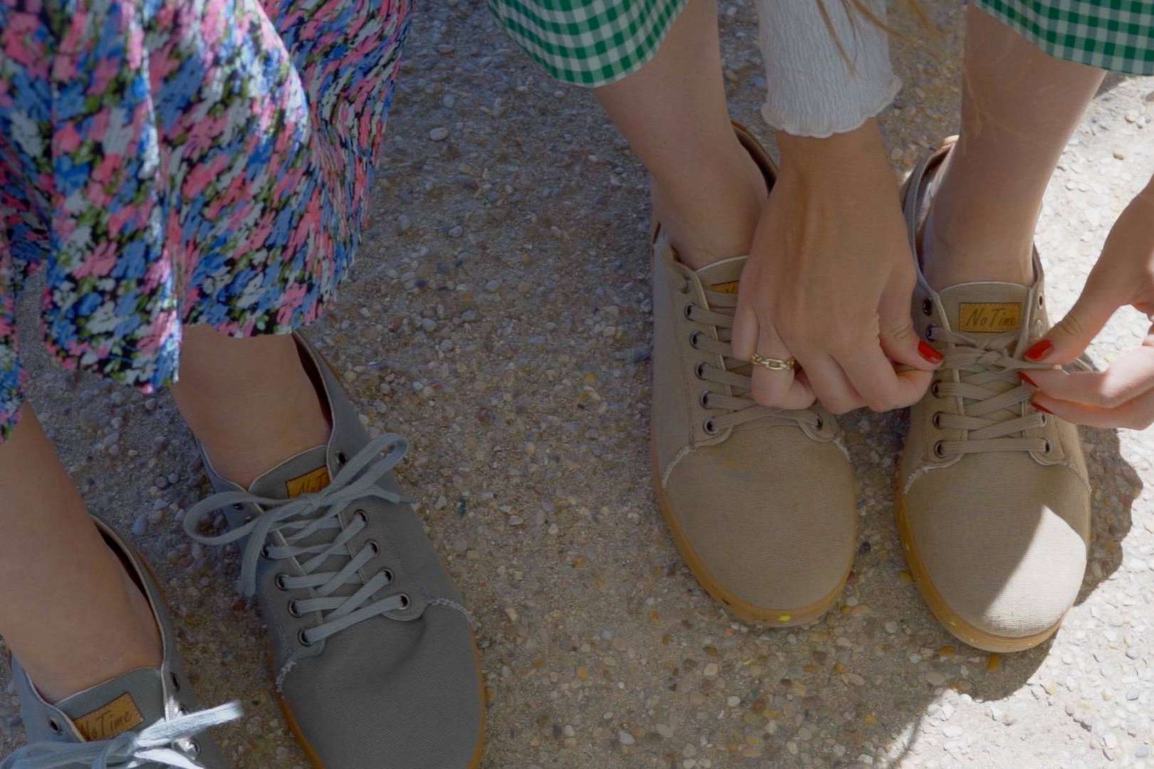 Reciclar pelotas de tenis y pádel para hacer zapatillas de la mano de NoTime, un proyecto innovador creado en España