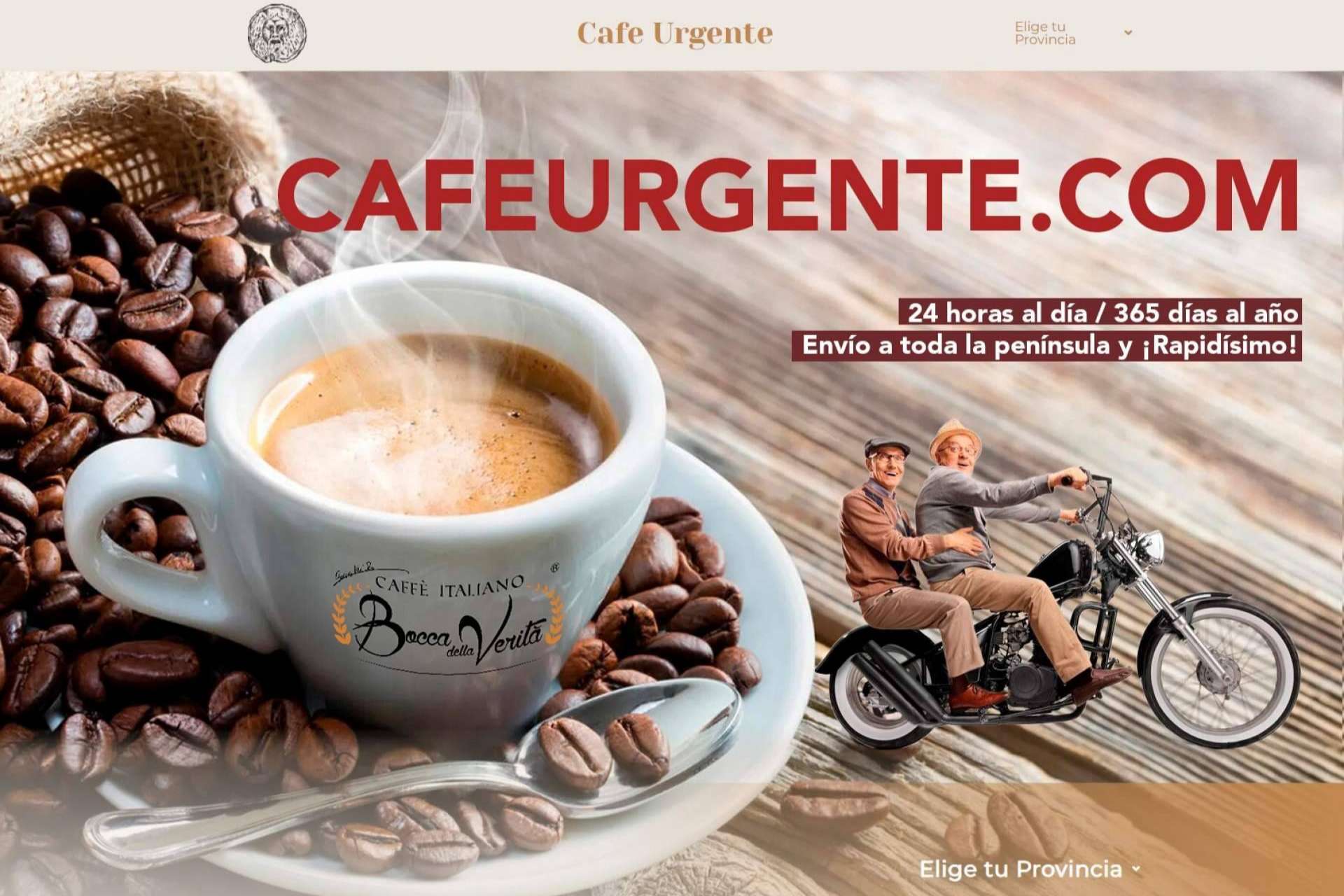 Se abre un nuevo servicio de café urgente a domicilio para restaurantes y particulares de Café Italiano Bocca Della Verità