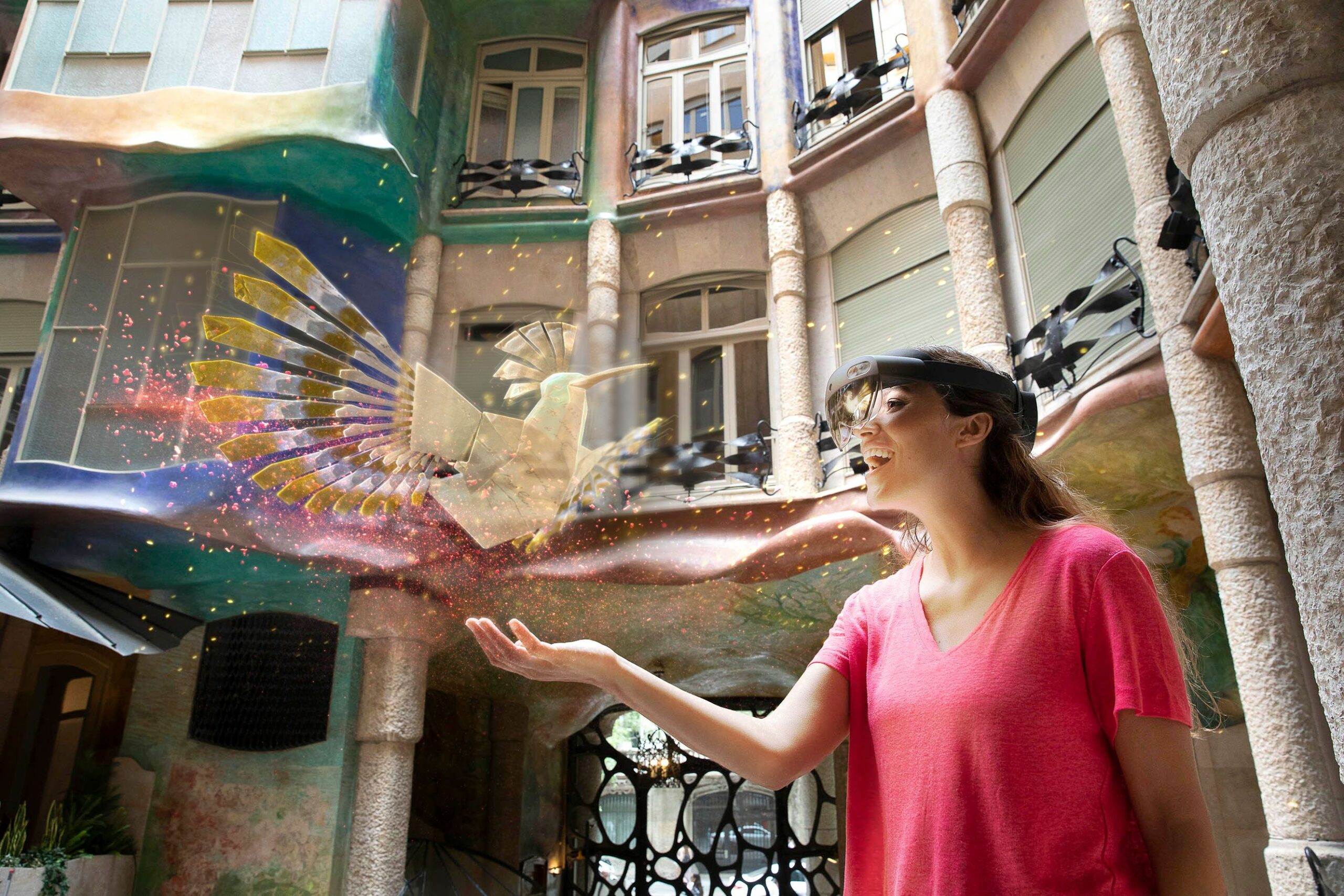 La Fundació Catalunya La Pedrera presenta la primera visita con Realidad Mixta en España